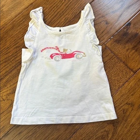 Janie and Jack Floral and Graphic Tank Tops Trio - Picture 4 of 4